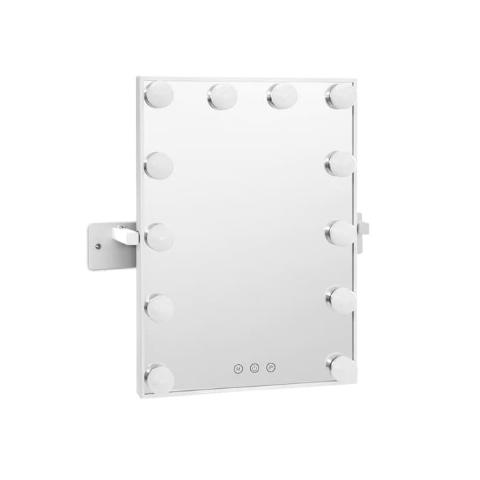Makeup mirror embellir hollywood wall makeup mirror with 12 led bulbs
