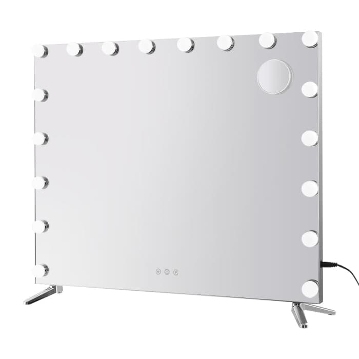 Makeup mirror embellir makeup mirror with light led and 5x magnifying