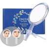 15x Magnifying Hand Mirror Two Sided Use For Makeup