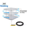 3 Tier 360 Rotating Display Rack Organizer - Health &