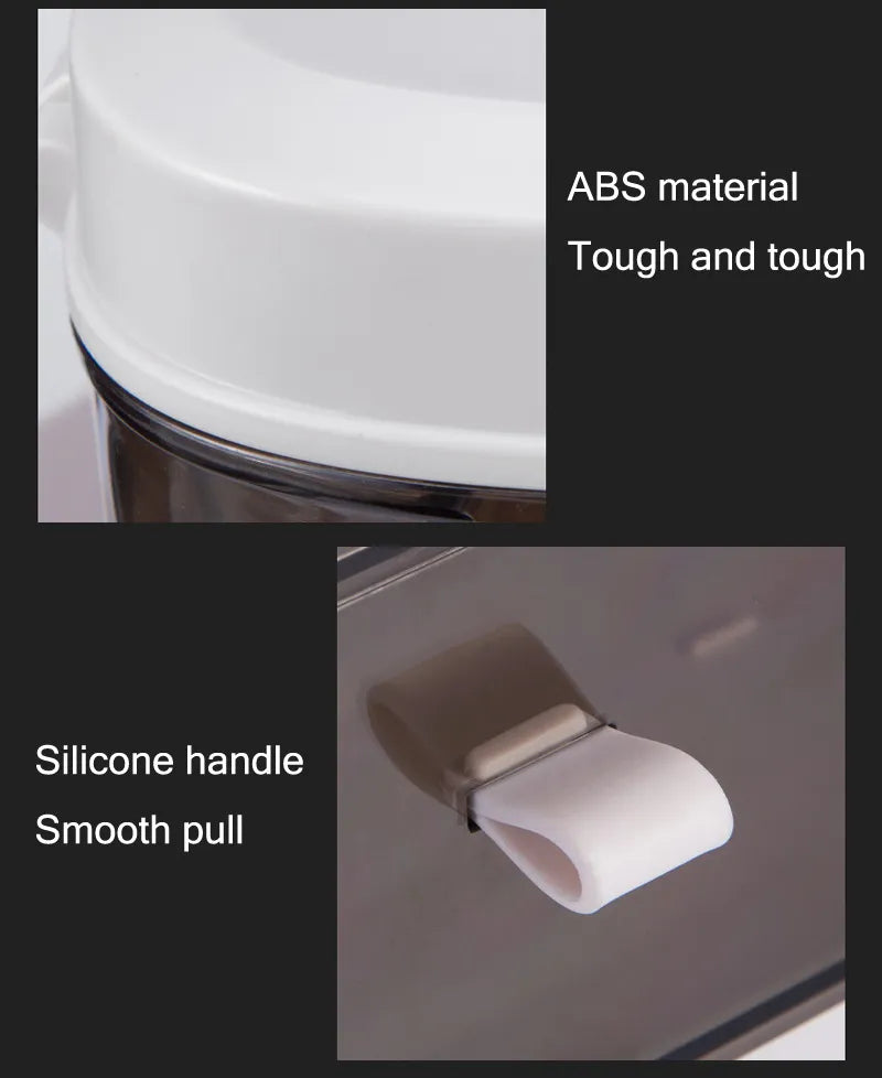 Led Makeup Mirror With Light Cosmetic Storage Box