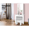 Artiss Dressing Table Mirror Stool - Mirror Jewellery