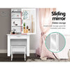 Artiss Dressing Table Mirror Stool - Mirror Jewellery