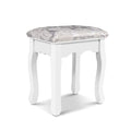 Artiss Dressing Table White Stool - Furniture > Bar Stools