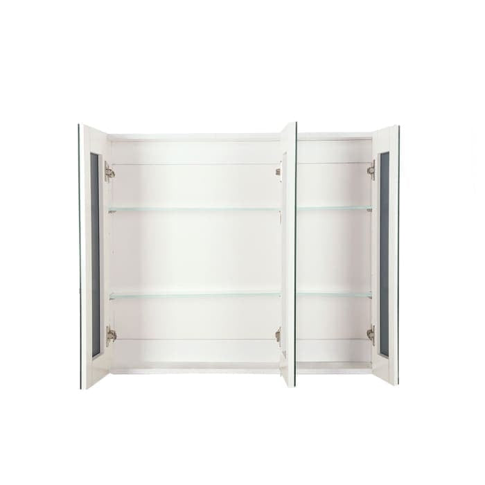 Cefito Bathroom Vanity Mirror With Storage Cabinet - White