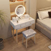 Dressing Vanity Table Stool Set With Make-up Led Lighted