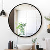 Embellir 90cm Wall Mirror Round Makeup Mirrors Bathroom