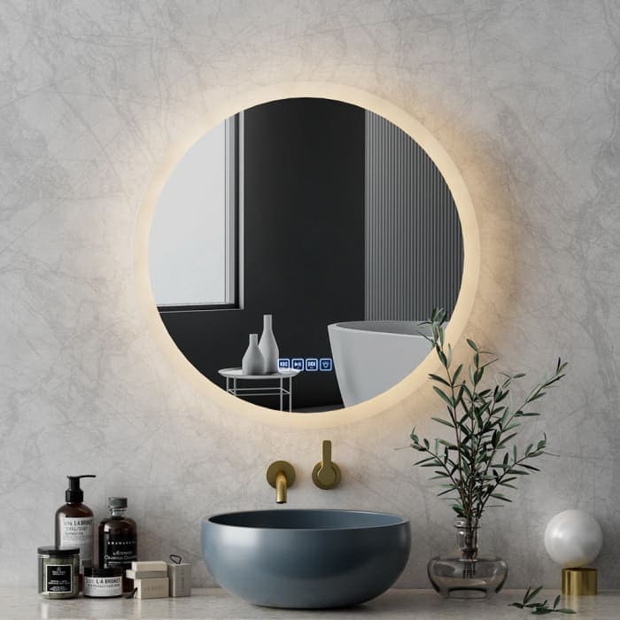 Embellir Bluetooth Led Wall Mirror With Light 60cm Bathroom