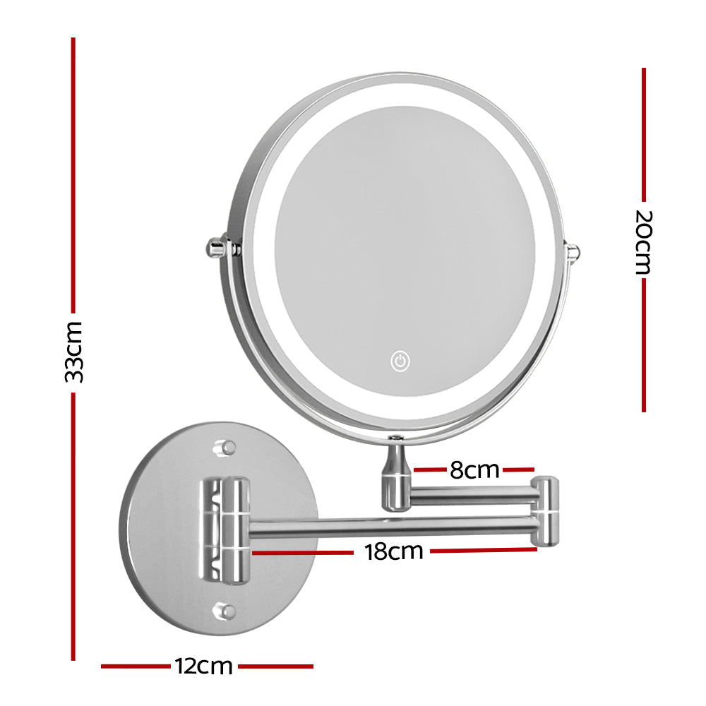 Embellir Extendable Makeup Mirror 10x Magnifying