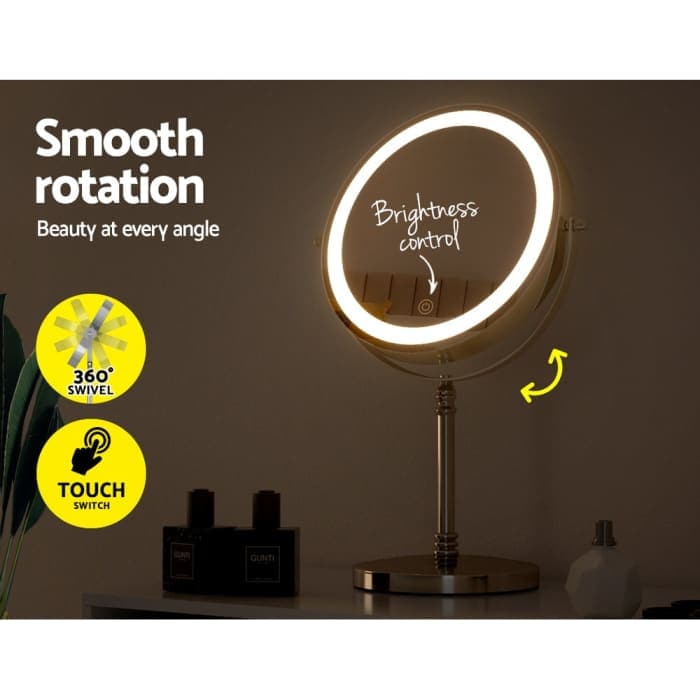 Embellir Makeup Mirror Led Light Cosmetic Round 360°