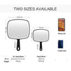 Extra Large Black Handheld Mirror With Handle (31,5 x 23
