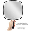 Extra Large Black Handheld Mirror With Handle (31,5 x 23