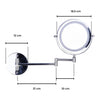 Gominimo 7 Inch Double-sided Led Makeup Mirror With 10x