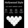 Hollywood Vanity Style Led Makeup Lights Mirror With 3