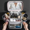 Led Makeup Mirror With Light Cosmetic Storage Box - Health &