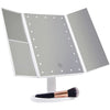 Makeup Mirror With Led Light Standing Magnifying Tri - fold