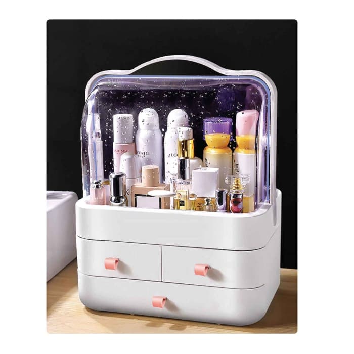 Makeup Organiser Storage Box - Cosmetic Jewellery Vanity