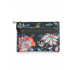 Pip Studio Combi Flower Festival Dark Blue Cosmetic Bag