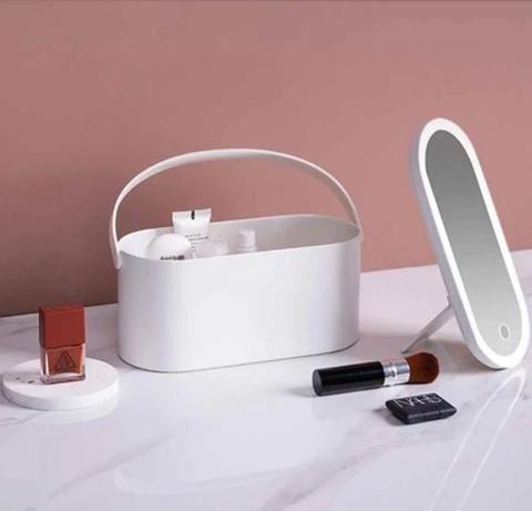 Portable Vanityled Makeup Mirror Box