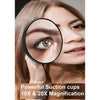 10x Magnifying Mirror And Eyebrow Tweezers Kit For Travel -