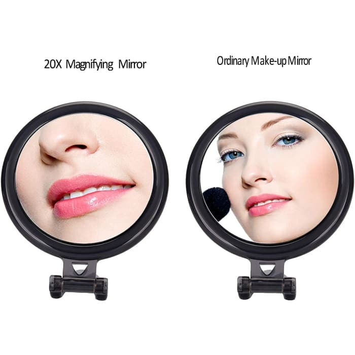 20x Magnifying Hand Mirror For Makeup Application (10 Cm