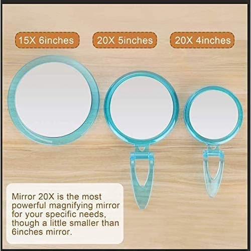 20x Magnifying Hand Mirror For Makeup Application(12.5 Cm