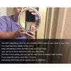 Load image into Gallery viewer, 20x Magnifying Hand Mirror With 3 Suction Cups Use For