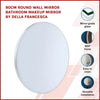 90cm Round Wall Mirror Bathroom Makeup Mirror By Della