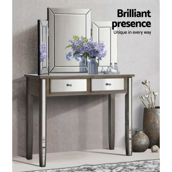 Artiss Mirrored Furniture Makeup Mirror Dressing Table