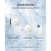 Double-sided 1x/20x Magnifying Foldable Makeup Mirror