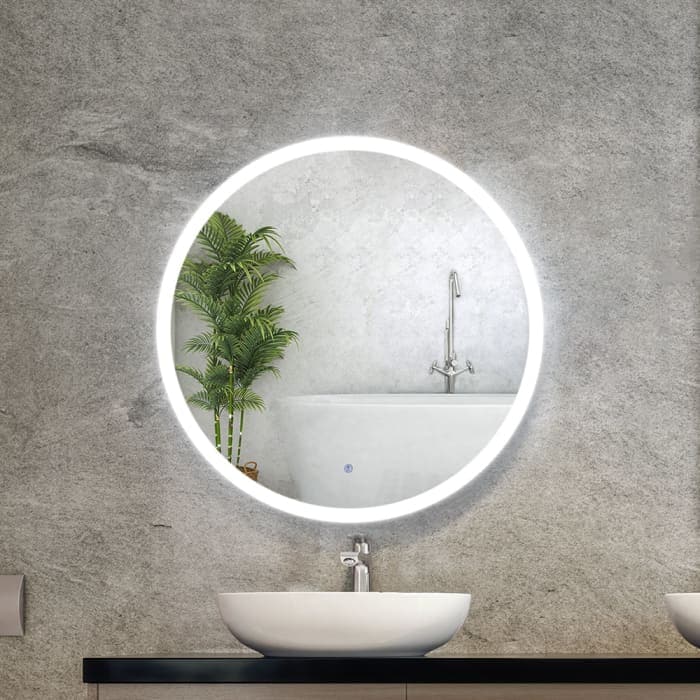 Embellir 70cm Led Wall Mirror With Light Bathroom Decor