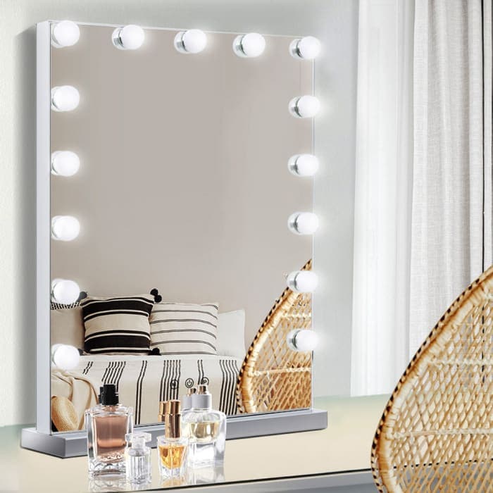 Embellir Hollywood Makeup Mirror - Frameless 15 Led Bulbs -