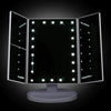 Embellir Led Tri-fold Make Up Mirror - Health & Beauty >