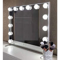 Hollywood Makeup Mirror With Lights (silver 60 x 53cm)