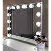 Hollywood Makeup Mirror With Lights (silver 60 x 53cm) -