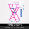 Load image into Gallery viewer, La Bella 2 Set Pink Folding Tall Chair Dark Humor Movie