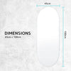 Load image into Gallery viewer, La Bella Led Wall Mirror Oval Touch Anti-fog Makeup Decor