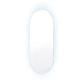La Bella Led Wall Mirror Oval Touch Anti-fog Makeup Decor