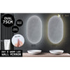 La Bella Led Wall Mirror Oval Touch Anti-fog V1 - Health &