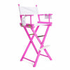 La Bella Pink Folding Tall Chair Dark Humor Movie Director
