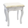 Load image into Gallery viewer, La Bella White Dressing Table Angella 1 Mirror 4 Drawers