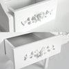 Load image into Gallery viewer, La Bella White Dressing Table Angella 1 Mirror 4 Drawers