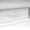 La Bella White Dressing Table Diana 3 Mirror 4 Drawers