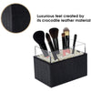 Leather Makeup Brush Cosmetic Organiser Storage Box