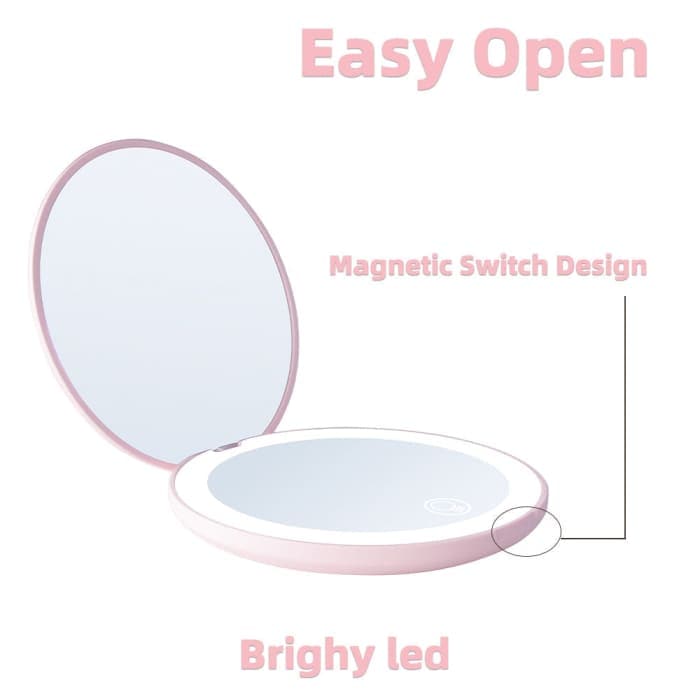 Led 10x Portable Magnifying Mirror - Apparel & Accessories