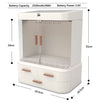 Load image into Gallery viewer, Led Makeup Organizer With Led Mirror And Jewelry Storage