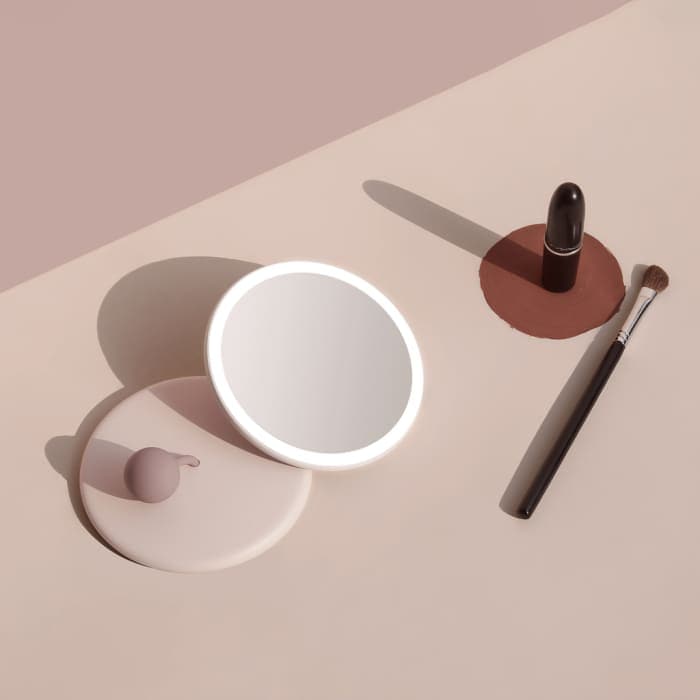 Mini q Handheld Makeup Mirror - Health & Beauty > Makeup