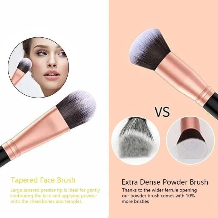 Premium Makeup Brushes 16 Pieces (synthetic Bristle