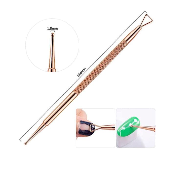 Rose Gold Nail Tools - Nail Tools Makeup Mirror