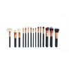 Soft 15pcs Pro Face Powder Makeup Brushes Set Eyeshader